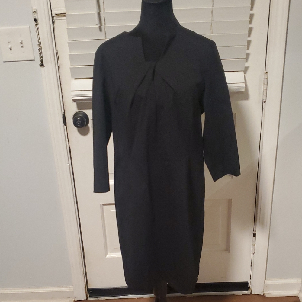 Misook Classic Black 3/4 Long Sleeve Dress